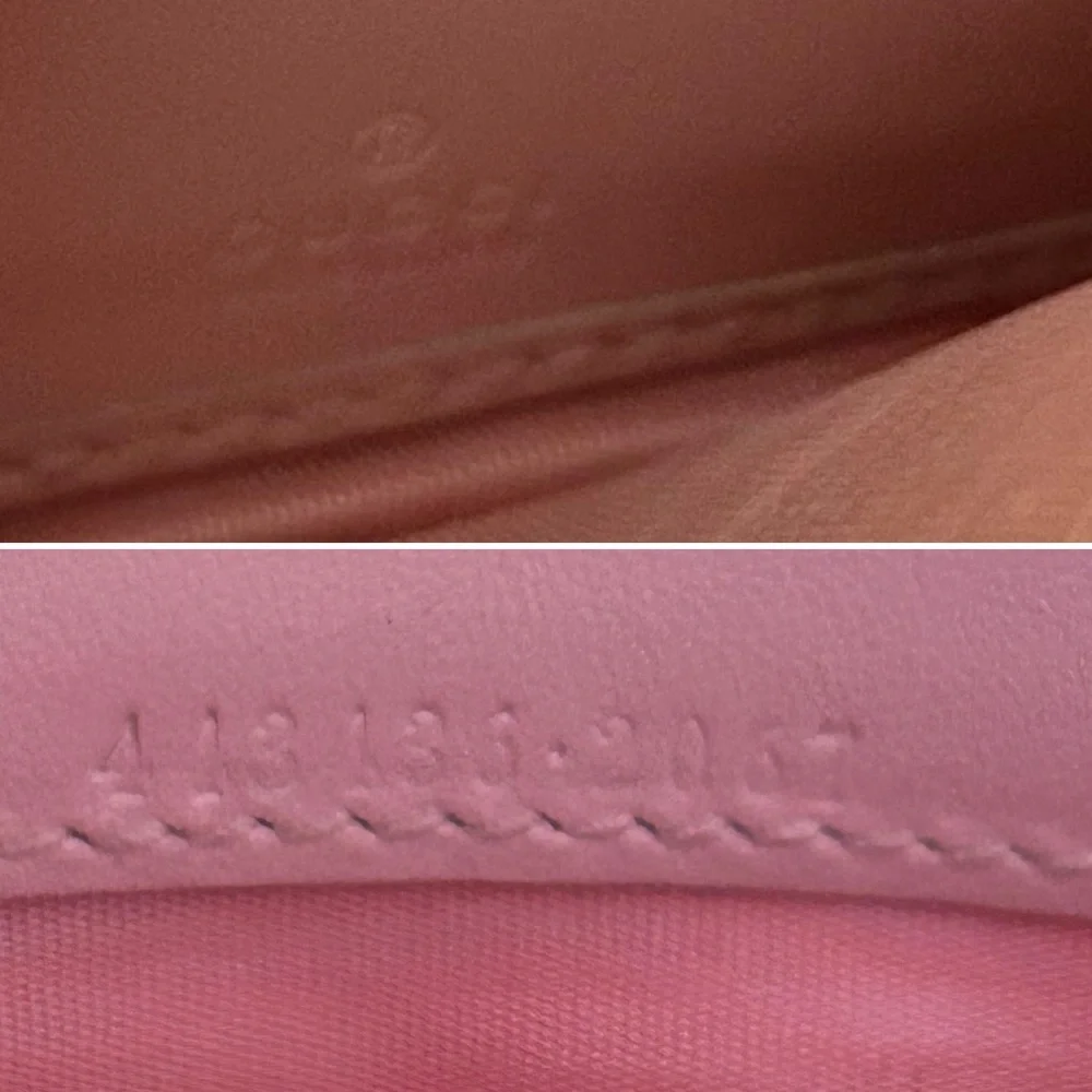 Gucci GG Pink Marmont Wallet w/Chain - Picture 5 of 16
